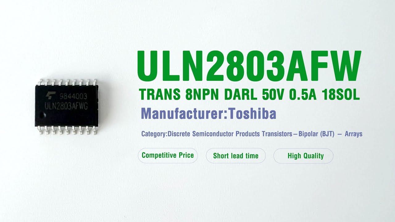 ULN2803AFW From Toshiba Semiconductor and Storage YouTube