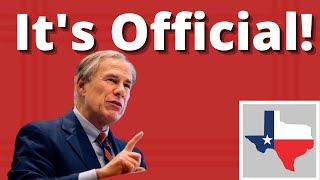 Gov. Abbott Signs Texas Covid 19 Stimulus Bill