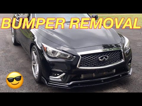 INFINITI Q50 Q60 FRONT BUMPER REMOVAL – How to Remove the Front Bumper Cover on an Infiniti Q50 Q60
