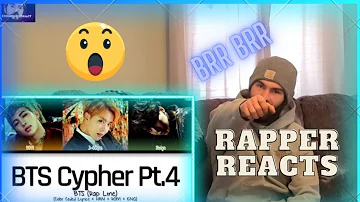 BTS - Cypher Part 4 "RAPPER REACTS" (First Time Listening)