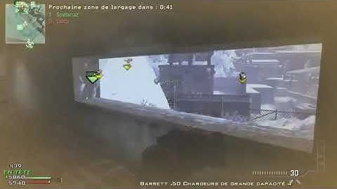 Modern Warfare 3 : triple feed on Outpost with the barett cal.50