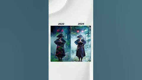 AI animation 2022 vs 2024 #animatediff #discodiffusion  #aianimation