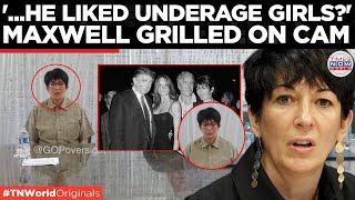 WATCH: Ghislaine Maxwell Asked BIGGEST Question About Epstein Files On Her Face! | World News