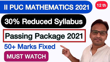 Passing Package Mathematics 2021 Most Important Video Must Watched
