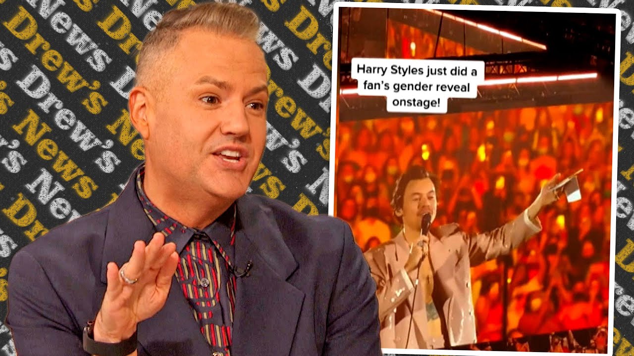 Ross Mathews Admits No One Can Top Harry Styles Doing Stranger's Gender Reveal | Drew's Extra News