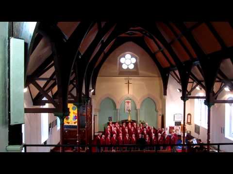 Tenby Male Choir sings Gwahoddiad - St Johns Tenby