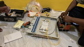 Instalasi Kabel FO di OTB