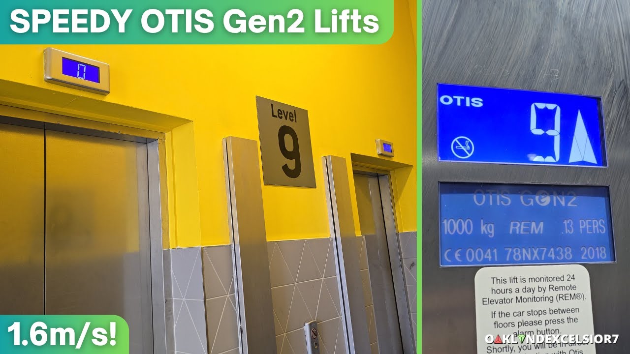 FAST OTIS Gen2 Lifts at NCP Salford Stanley Street. Manchester