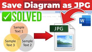How to Save a Diagram as a Picture in Word: JPG or PNG