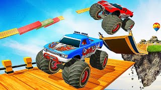 Monster Truck Stunts Offroad Racing Games 2020 - Crazy Stunts Truck Simulator - Android GamePlay screenshot 1