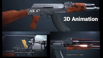 AK 47 Gun 3D Animation #AK47 #shorts #short #ak47 #animation #3d #3danimation #india #trending