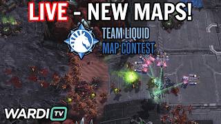 LIVE : WARDITV TL MAP CONTEST TOURNAMENT Playoffs Day 1 - herO, Solar, Cure &amp; more! [StarCraft 2]