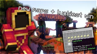 Playing On The New Bedwars Maps (again again)