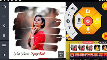 how to create trending lyrical status videos for WhatsApp edit in kinemaster Telugu 2020