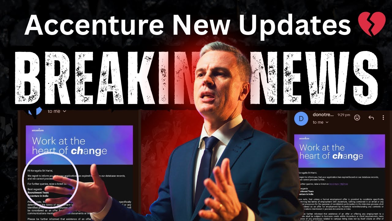 Accenture Update 💔Accenture associate software engineer|results ?Next ...