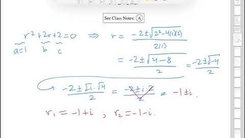 Complex numbers | Wellesley College Differential Equations w/Applied Linear Algebra