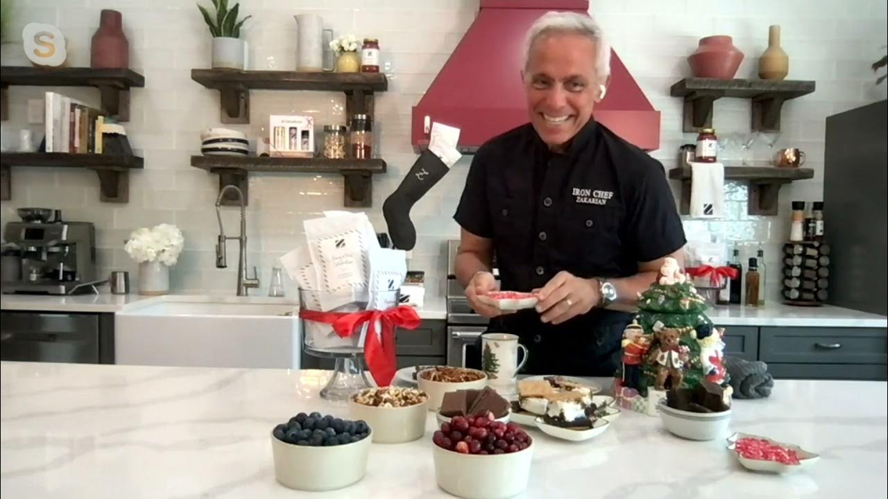Geoffrey Zakarian (4) 4oz Bags Handcrafted Chocolate Bark on QVC YouTube