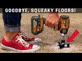 Stop Squeaky Floors on Carpet or Hardwood