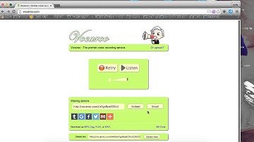 Creating Audio QR Codes with Vocaroo