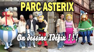 SURPRISE POUR JESSY : On apprend à dessiner Idéfix avec Philippe FENECH / invitation Parc Astérix