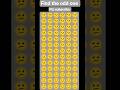 Find the odd one #short #viral #emoji #fun #music #find #the #odd #one #out