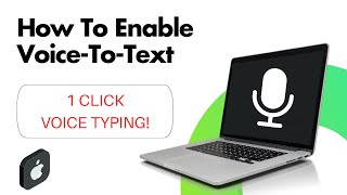 How To Enable Voice To Text Voice Typing On Mac - Tutorial