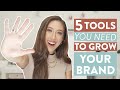 MUST HAVE PROGRAMS FOR YOUTUBER & INFLUENCERS | The 5 Things You Need To Grow Your Brand!