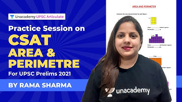 Practice Session on CSAT GS Paper - 2 | Area and Perimeter | UPSC Prelims 2021 | By Rama Sharma