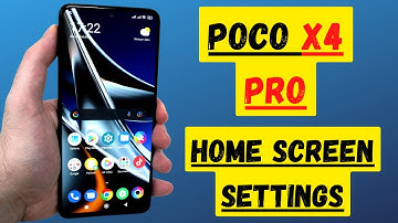 Poco X4 pro Home screen Settings || Customize home Screen Poco X4 pro