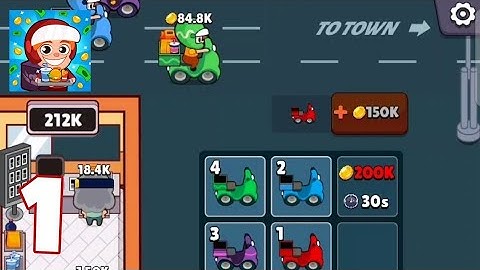 Idle Delivery-Tycoon Merge Restaurant Simulator-Gameplay Walkthrough Prince AKG Gameplay