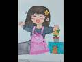 💖 Cute Girl Drawing | Kawaii Art 🎀 | Easy Cartoon Drawing