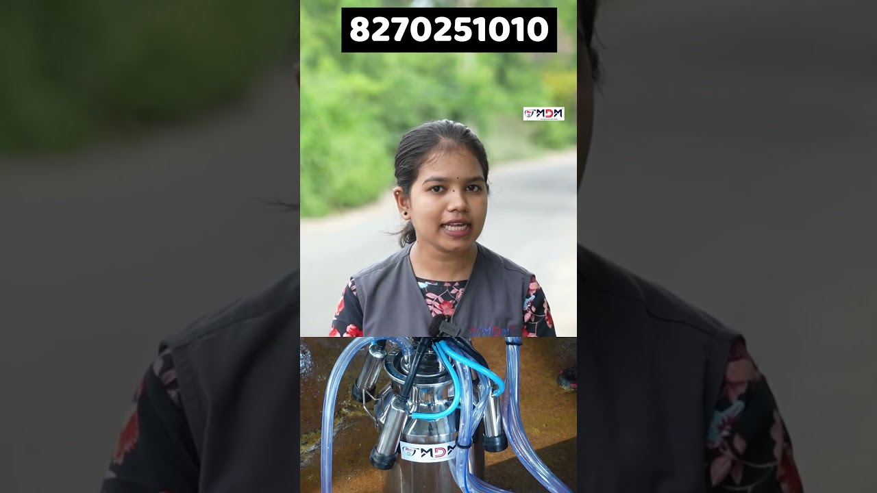 Nano Milking Machine – Convenient Milking for 5 Cows, Safe & Easy Handling