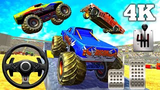Monster Truck Demolition Crash 3D- Extreme Car Derby Impossible Stunts- Android Gameplay King Games screenshot 3