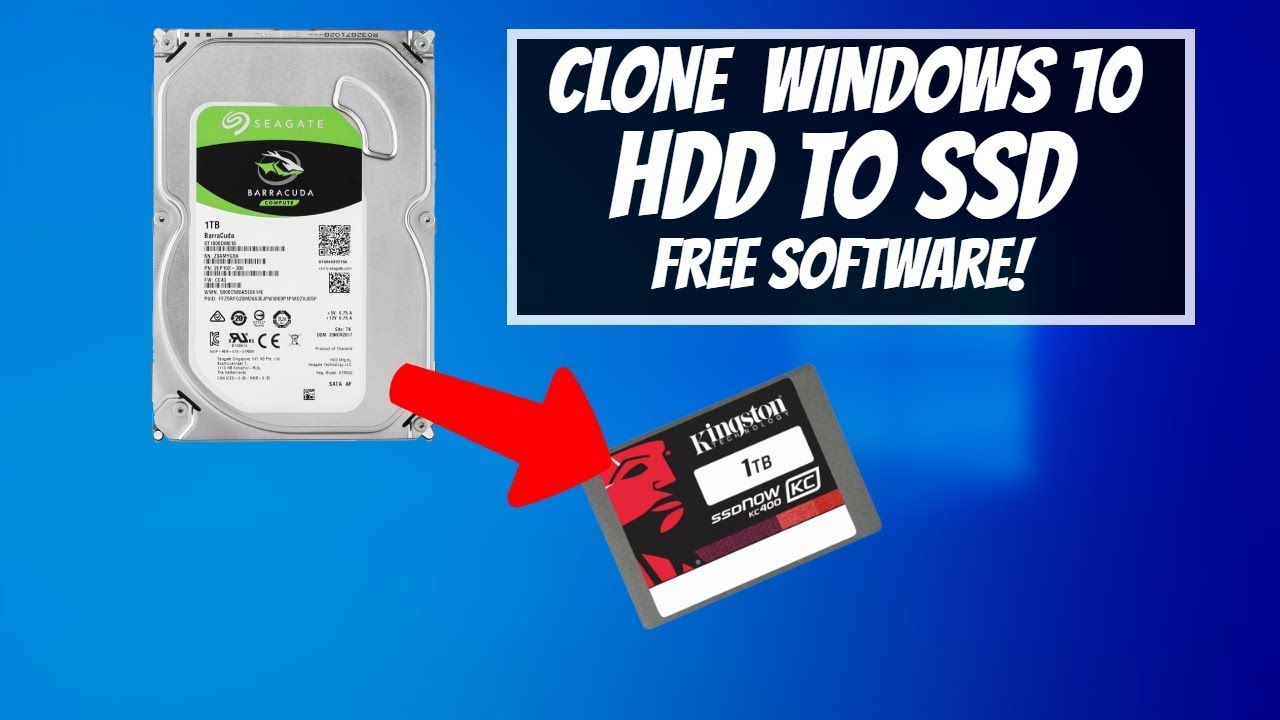 How CLONE Windows 10 HDD SSD for Free! - YouTube