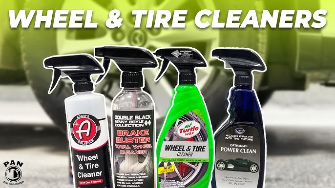  P&S Professional Detail Products - Brake Buster Wheel Cleaner  with One Black Edgeless 245 Microfiber Towel by The Rag Company - Non Acid,  Removes Brake Dust, Oil, Dirt, Light Corrosion (1 Pint)… : Automotive