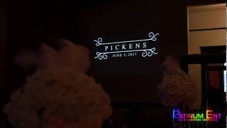 Platinum Ent Dj & Lighting Services: Animated Monogramming