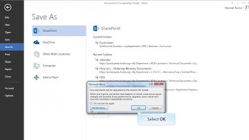 The Files Tab From The Ribbon