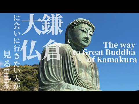 鎌倉の大仏へご案内【行き方/アクセス/長谷駅/江ノ電】The way to Great Buddha of Kamakura.JAPAN KAMAKURA walk tour guide.鎌倉観光