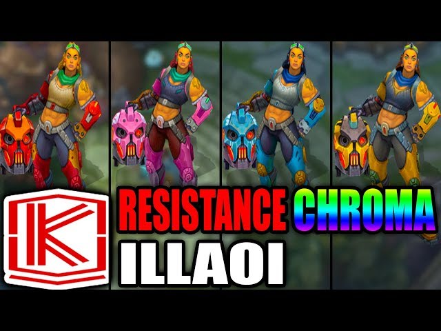 League of Legends - Illaoi da Resistência tem croma e splash art