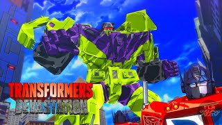 Transformers  Devastation - OPTIMUS PRIME .VS. DEVASTATOR - PART 2 GAMEPLAY