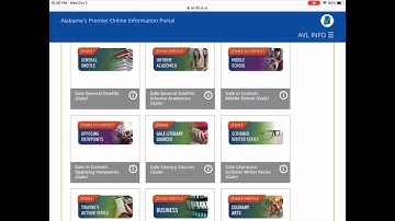 Alabama Virtual Library Tutorial