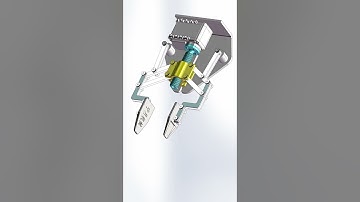 gripper #mechanism #machine#solidworks #simulation