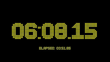 10 minutes and 0 seconds countdown timer with 2 fractional digits accuracy