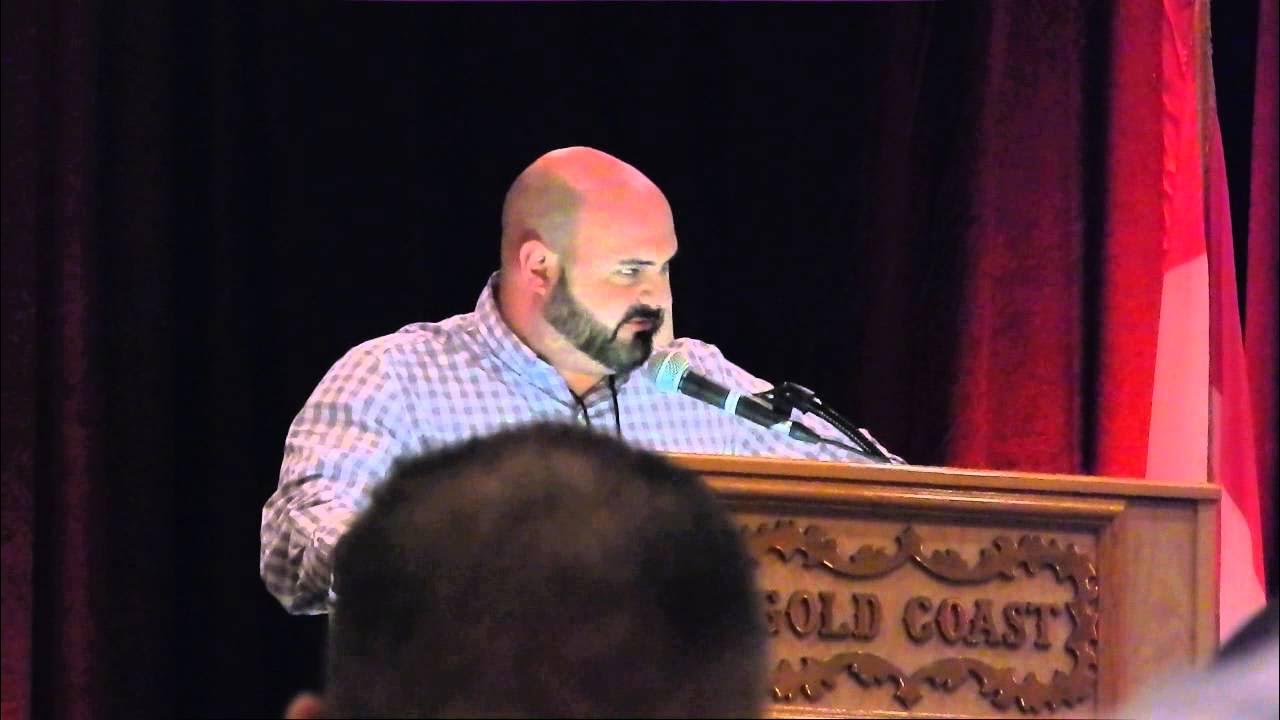 CAC 51 Travis Orndorff presents his father Paul Orndorff with the