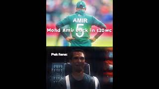 Amir is Back in World cup🥶.