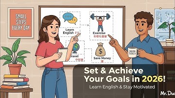 How to Set and Achieve Your Goals in 2026 | English Listening Practice & Motivation
