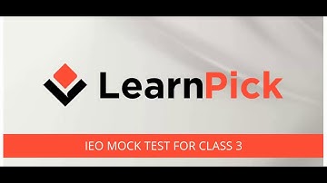 International English Olympiad Practice Mock Test Guide Class 3