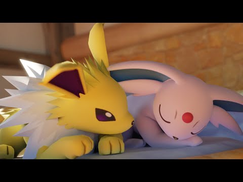 Eeveelution but they do nothing _ 3D Pokémon animation
