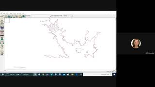 Hec-Ras 1 program) , Geometric data , River reach drawing)