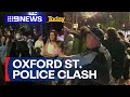 Police and protesters clash at Oxford Street rally ahead of Sydney’s Mardi Gras | 9 News Australia